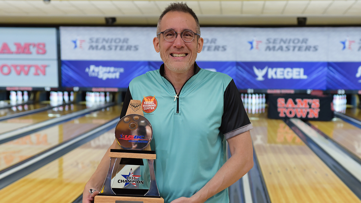 John Janawicz at the 2023 USBC Senior Masters